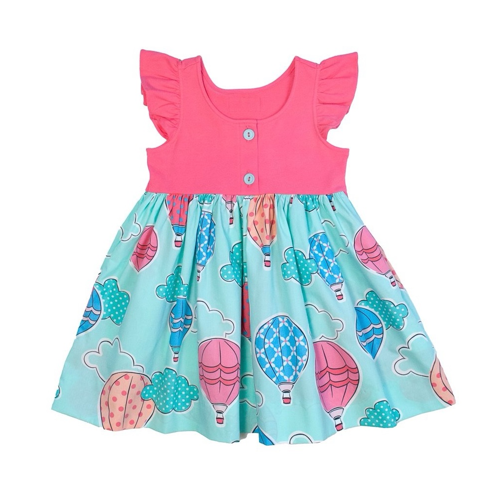 Eleanor Rose Hot Air Balloon Kirby Dress